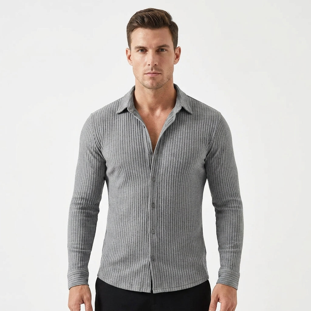 Koszula w paski męska slim fit – koszula slim w paski