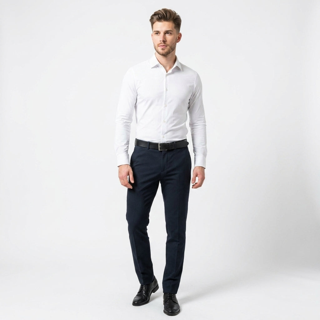 Koszula stretch męska komfortowa – koszula elastyczna casual