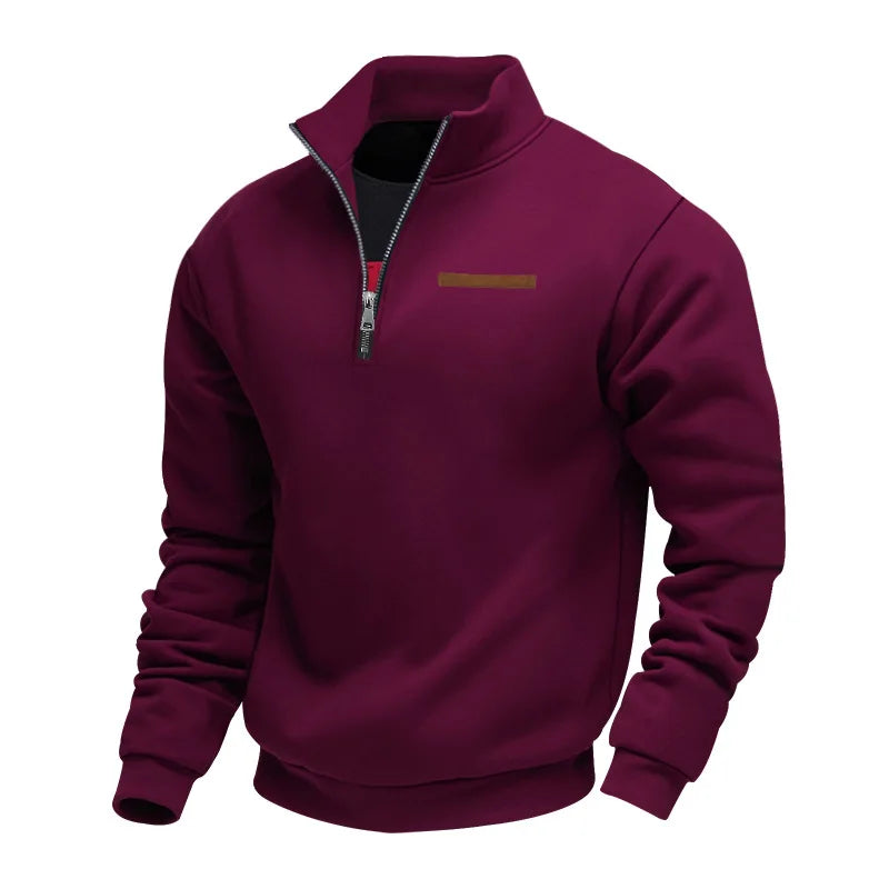 Sweter polarowy męski komfortowy – ciepły polar fleece