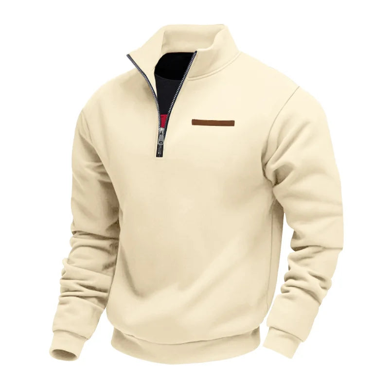 Sweter polarowy męski komfortowy – ciepły polar fleece